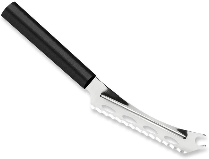 Rada Rada Cheese Knife - Stainless Steel Serrated Edge 9-5/8 Inches Rada Cheese Knife - Black