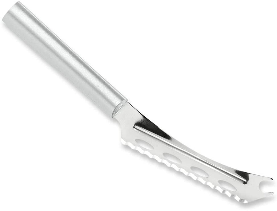 Rada Rada Cheese Knife - Stainless Steel Serrated Edge 9-5/8 Inches Rada Cheese Knife - Silver