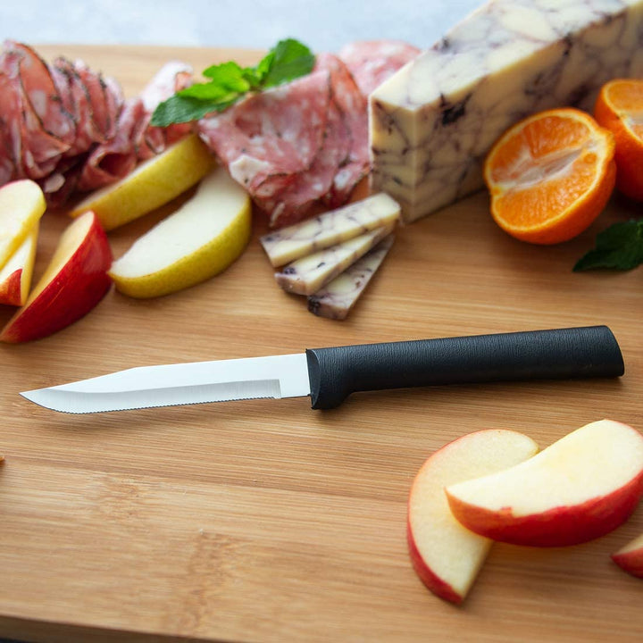 Rada Rada Cutlery Kitchen Basics Knife & Vegetable Peeler 3 Piece Set - Silver or Black