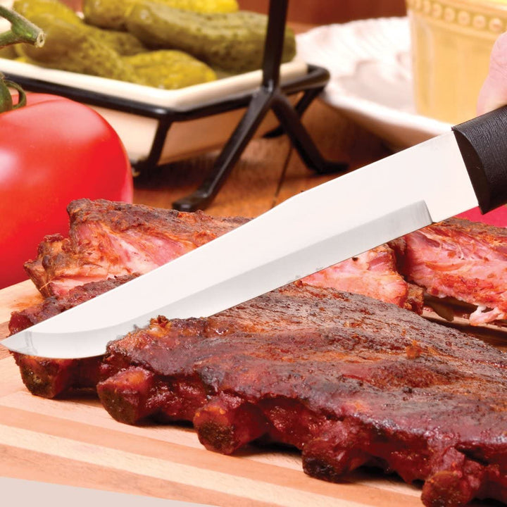 Rada Rada Cutlery Stubby Butcher Knife - Silver or Black