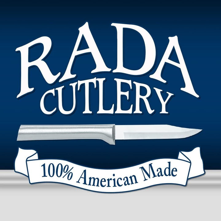 Rada Rada Cutlery Stubby Butcher Knife - Silver or Black