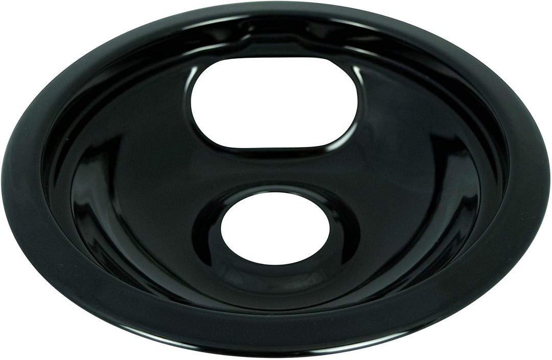 Range Kleen Black Porcelain Drip Bowls Set of 4 (2 Small & 2 Large) - Style A