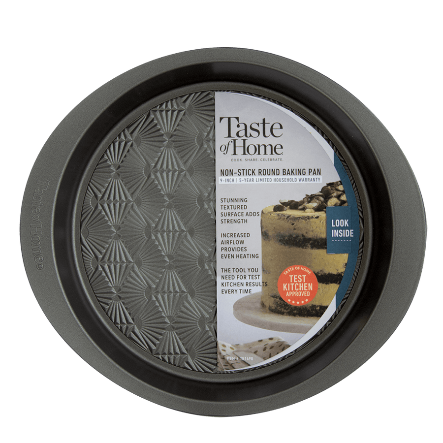 Range Kleen Taste of Home 9 Inch, Non-Stick Round Baking / Cake Pan