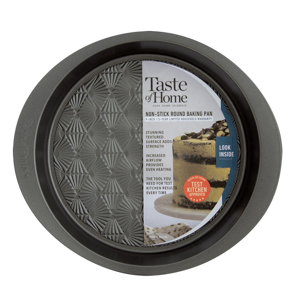 Taste of Home 9 Non Stick Metal Round Baking Pan