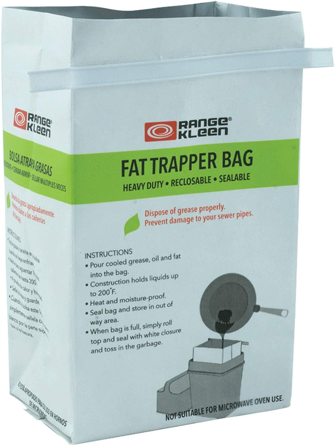 Range Kleen Fat Trapper Container or Refill Bags
