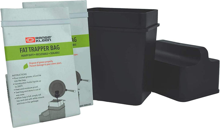 Range Kleen Fat Trapper Container or Refill Bags Range Kleen Fat Trapper with 2 Bags