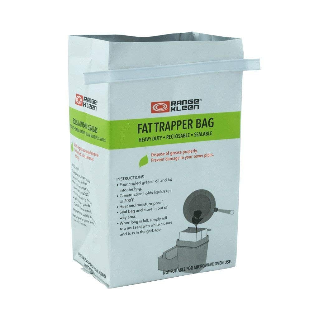 Fat Tre Rapper Fat Trapper Grease Disposal System - 12 Disposal Bags + Canister – Kooi ...