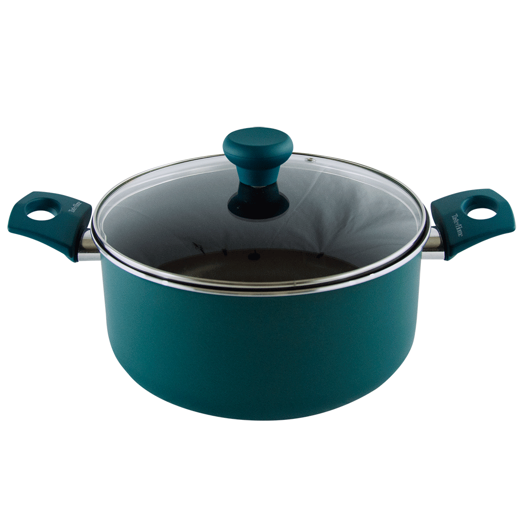 imarku | 5-Quart Enameled Cast Iron Dutch Oven Pot with Lid Nonstick Enamel Coating Easy to Clean - Blue