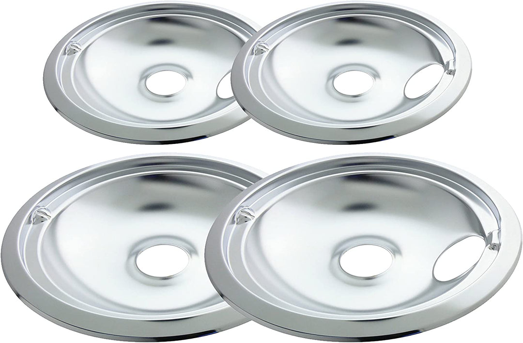 Range Kleen Range Kleen 11920-4X GE Drip Pans Containing 2 Units each 119A, 120A, Style B