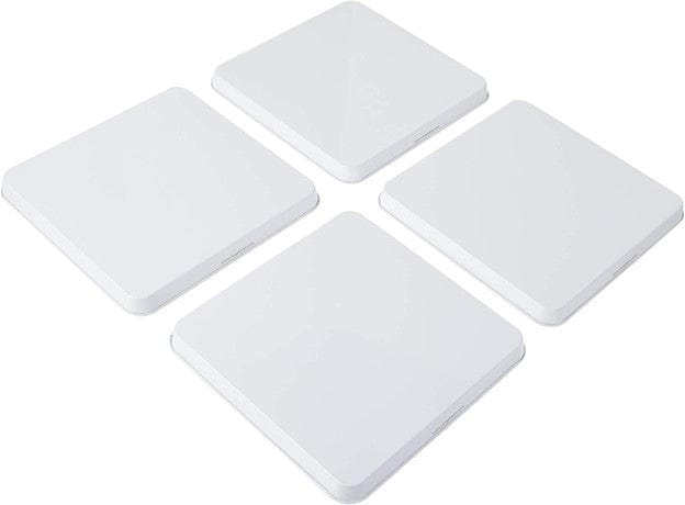 Range Kleen Range Kleen Burner Kovers - Square White