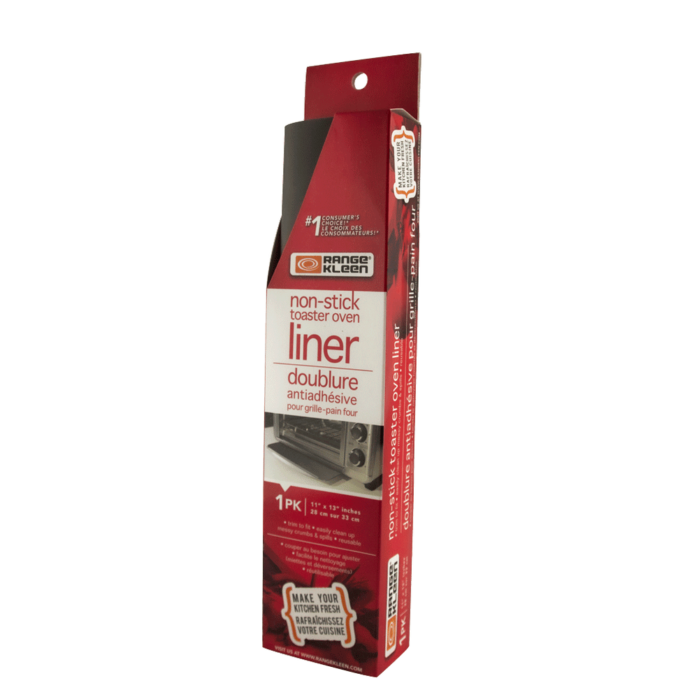 Range Kleen Range Kleen Non-Stick, Trimmable Oven Liners - Full Size or Toaster Oven Size Toaster Oven Size 11 x 13 Inches