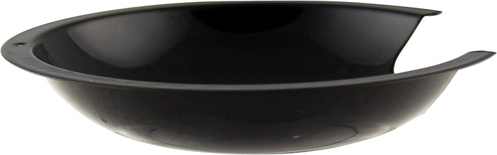 Range Kleen Range Kleen P1056RGE8 Style D Black Porcelain 4-Pack Drip Pans and Trim Rings for GE/Hotpoint