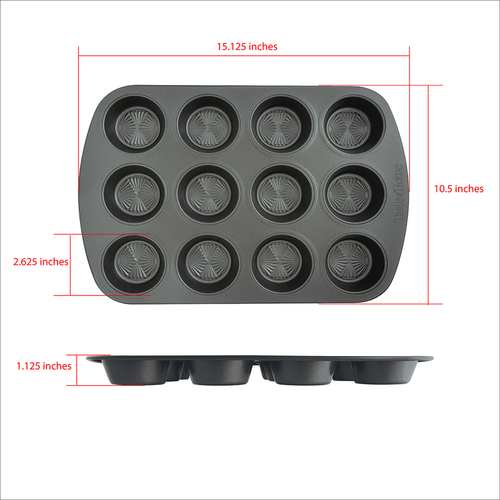 Range Kleen Taste of Home 12-Cup Non-Stick Muffin Pan