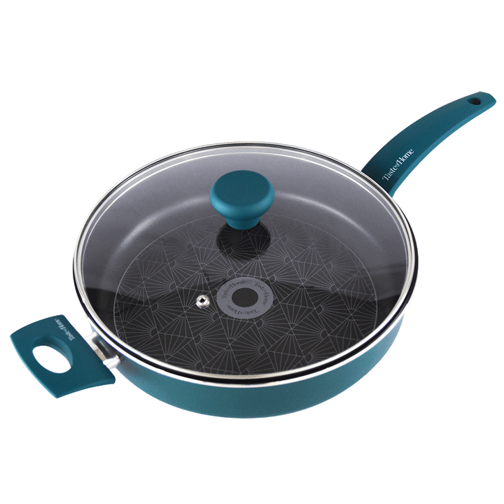 Range Kleen Taste of Home Aluminum Sauté Pan with Lid - 4 Quart