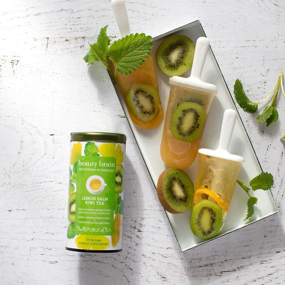 Organic Lemon Balm Kiwi Caffeine Free Herbal Tea by Republic of Tea