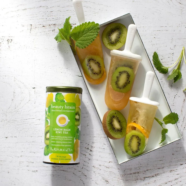 Organic Lemon Balm Kiwi Caffeine Free Herbal Tea by Republic of Tea