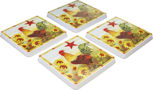 Reston Lloyd Reston Lloyd Morning Rooster - Gas Burner Cover Set of 4