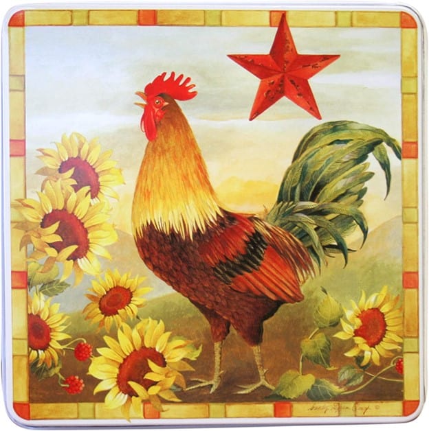 Reston Lloyd Reston Lloyd Morning Rooster - Gas Burner Cover Set of 4