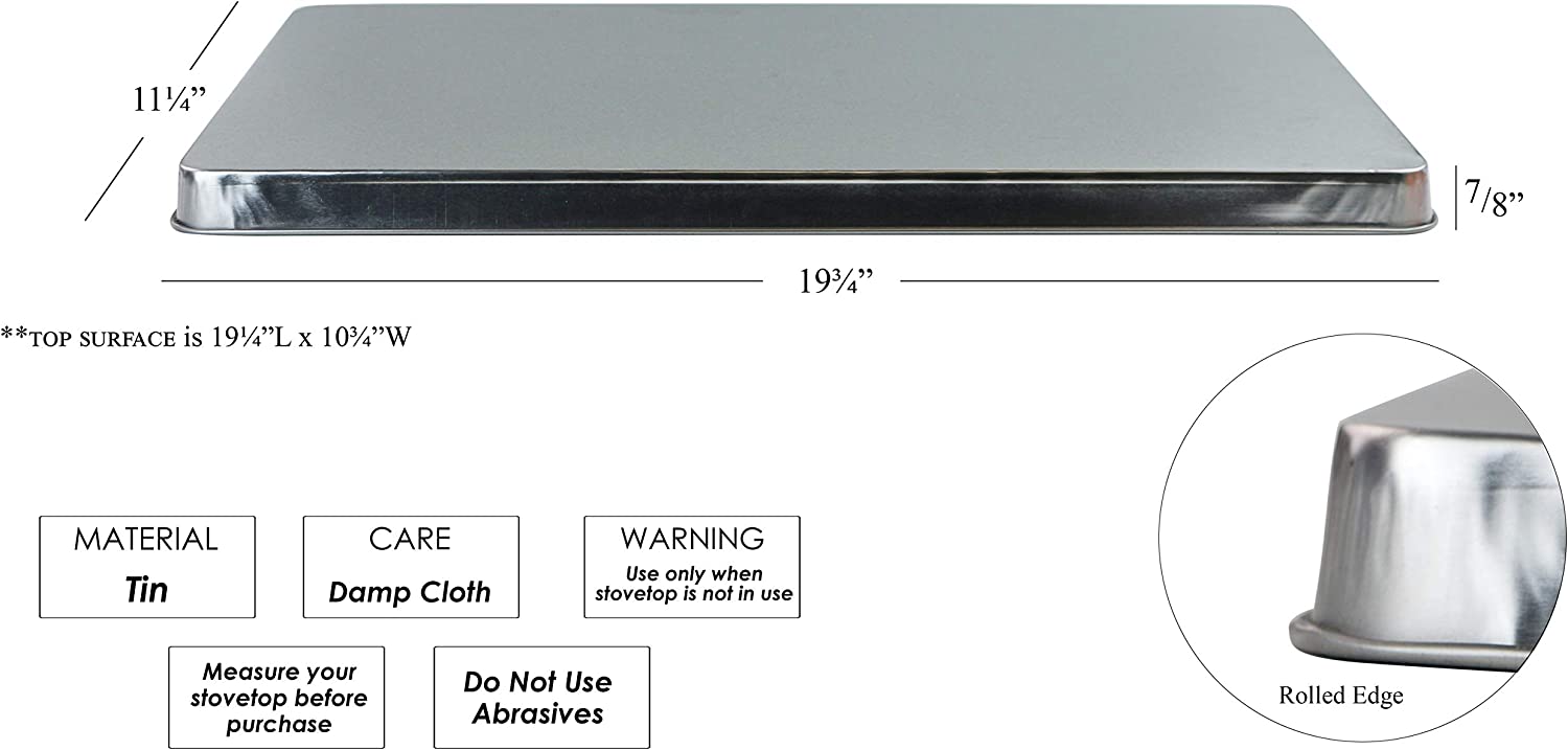 White Rectangle Burner Covers by Reston Lloyd – Kooi Housewares