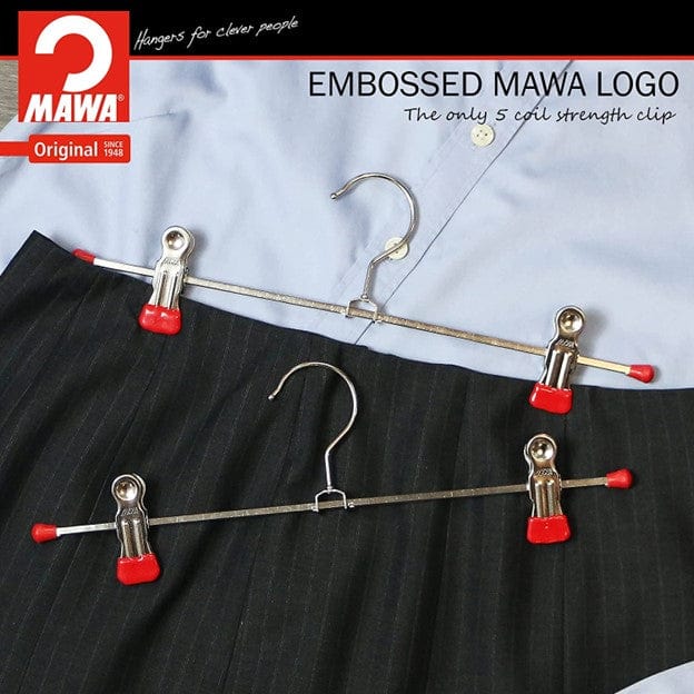Mawa Silhouette Ultra Thin Skirt Non-Slip Hanger (Set of 10)