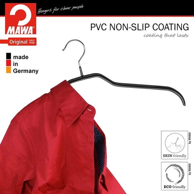 MAWA Hanger, Set van 10, Economic P, Dun, Ruimtebesparend, Rondvormige MAWA Hanger, Set van 10, Economic P, Dun, Ruimtebesparend, Rondvormige