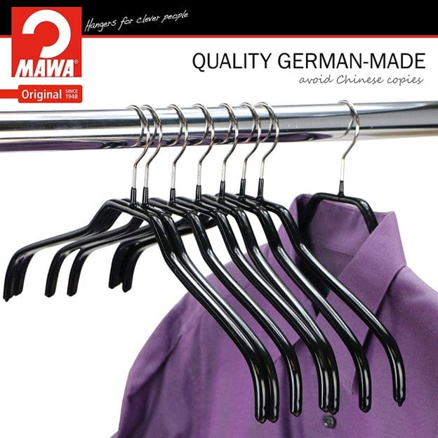 BodyForm Series- Steel Coated Hanger, Wide Shoulder Support, Wide