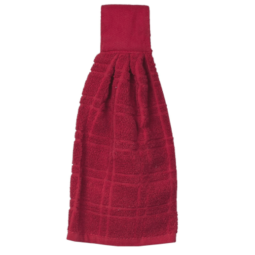 Ritz Ritz Royale - Paprika / Red Kitchen Textile Options Solid Tie Hand Kitchen Towel
