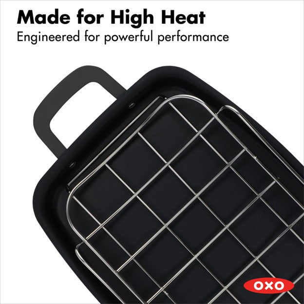 OXO Obsidian Non-Stick Carbon Steel Wok