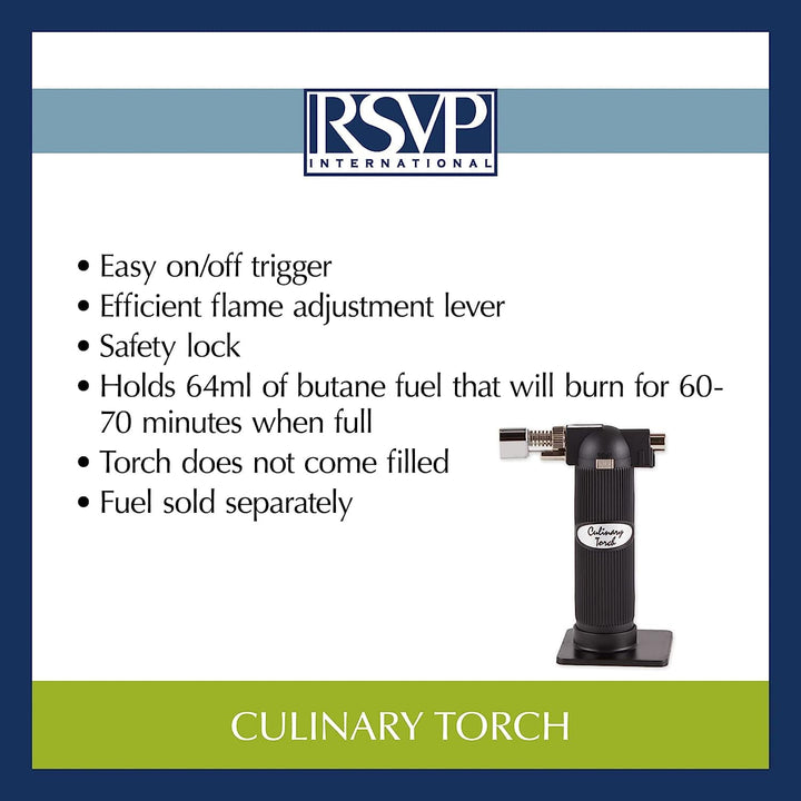 RSVP RSVP International Culinary Torch or 2 Ounce Isobutane Fuel Refill