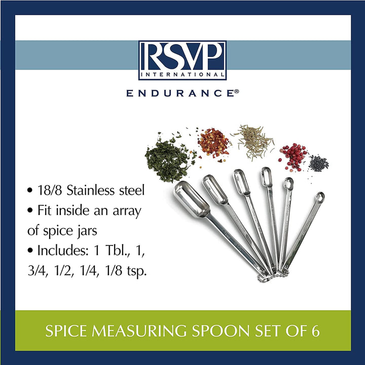 RSVP RSVP Rectangular Spice Measuring Spoons