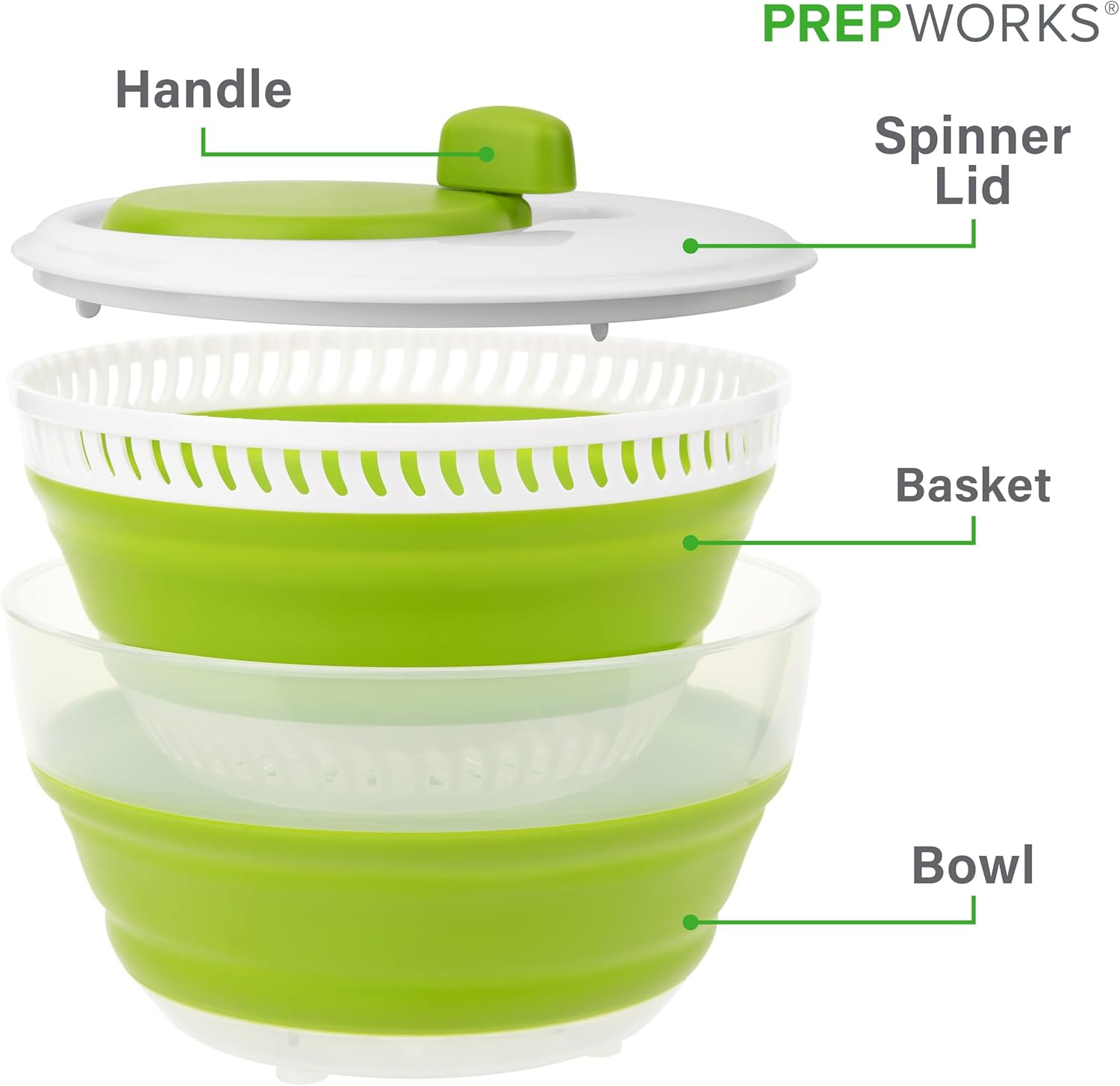 Prepworks By Progressive Collapsible Salad Spinner - Thumbnail 2