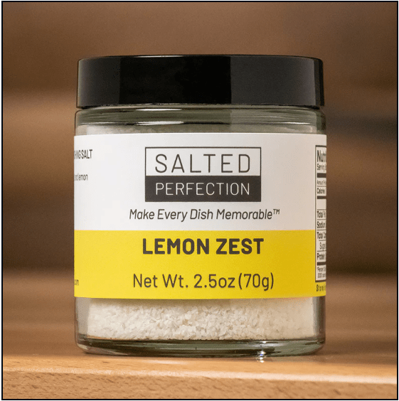 Salted Perfection Lemon Zest Finishing Salt