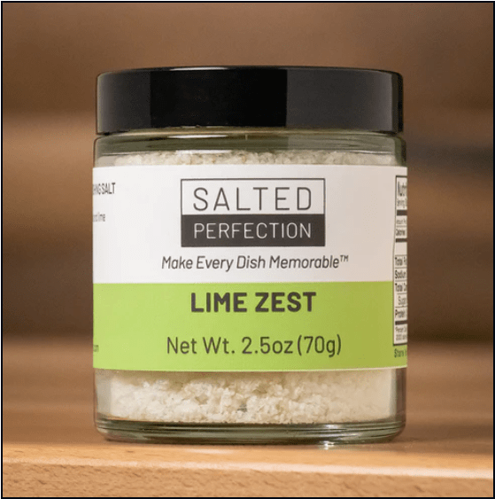 Salted Perfection Lime Zest Finishing Salt