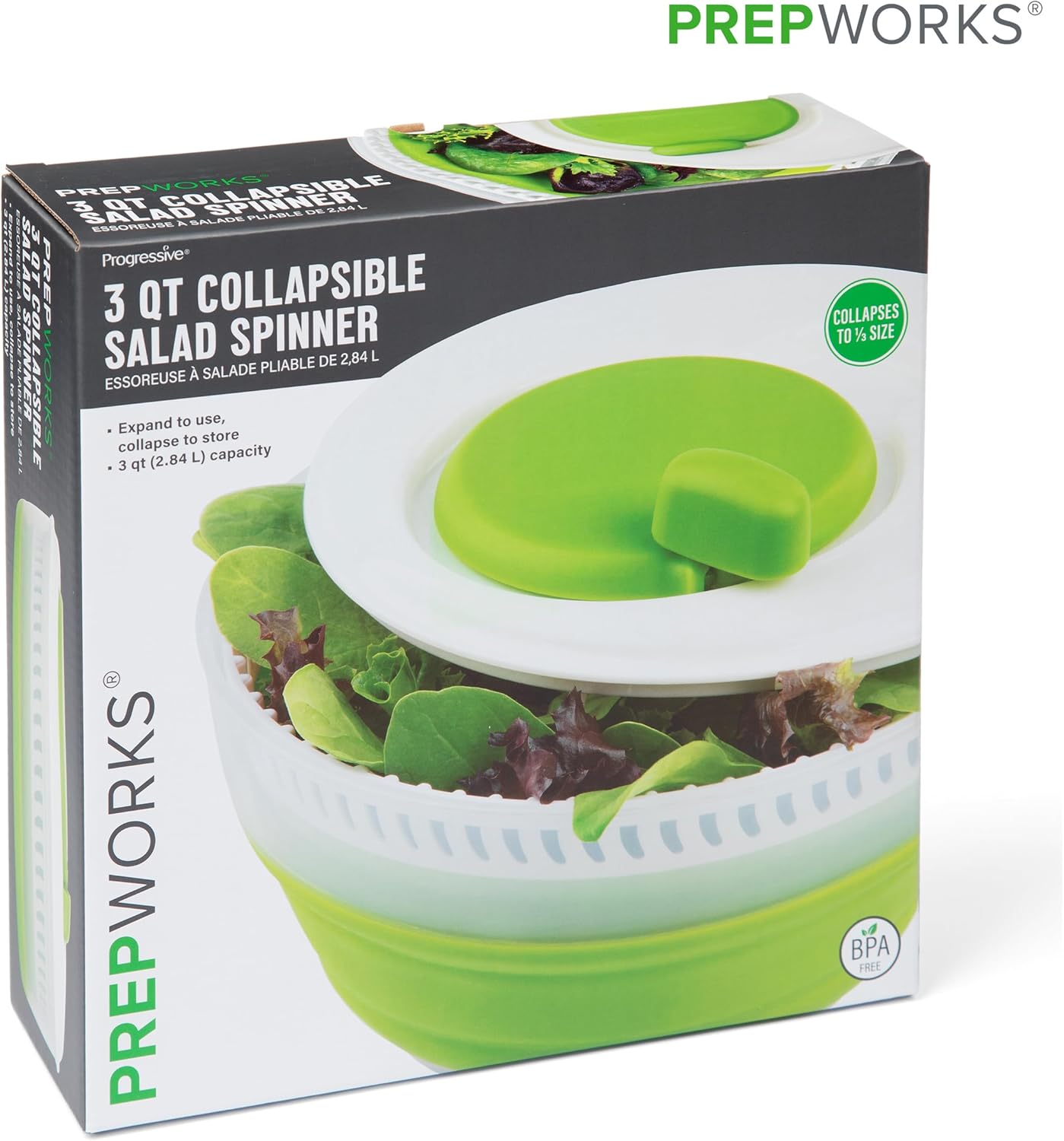 Prepworks By Progressive Collapsible Salad Spinner