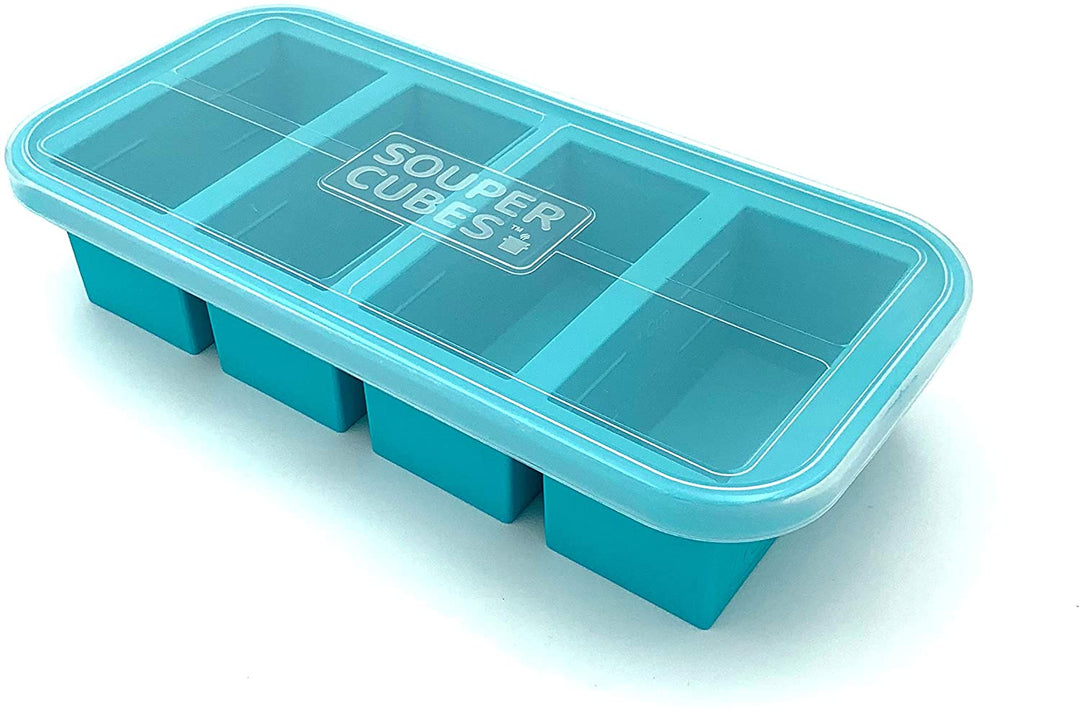 Souper Cubes Extra-Large Silicone Freezing Tray with Lid