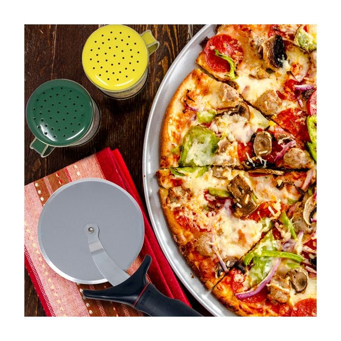 Stainless Steel Pizza Pan 13.5 Inch or 15.5 Inch by Norpro