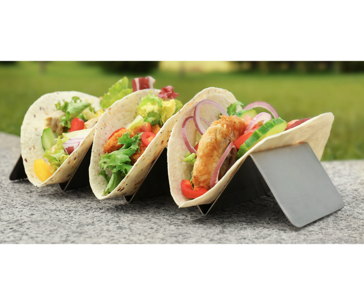 Stainless Steel Taco Rack Set, 2 Piece by Norpro
