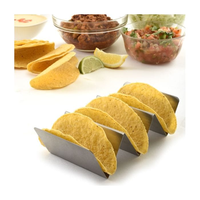 Stainless Steel Taco Rack Set, 2 Piece by Norpro