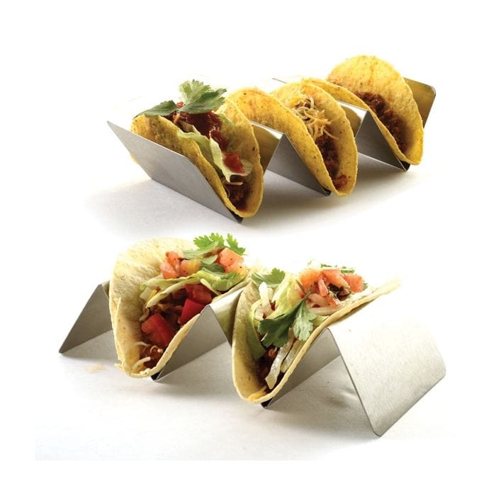 Stainless Steel Taco Rack Set, 2 Piece by Norpro