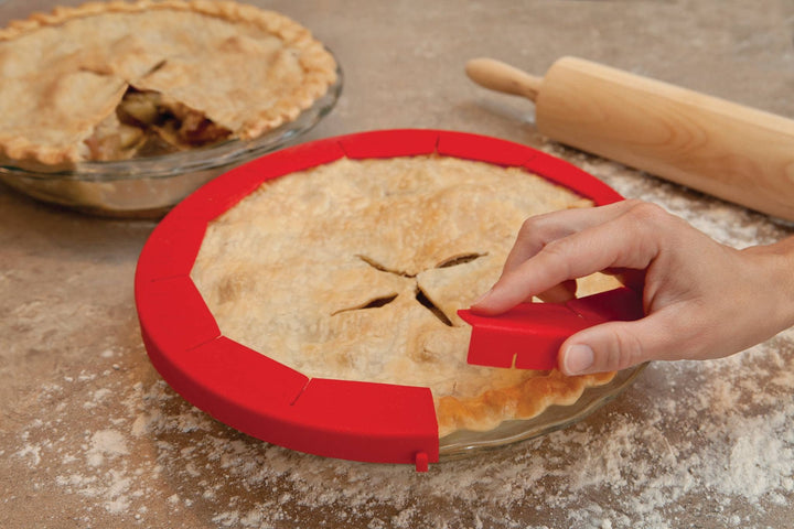 Pie & Quiche Pans Adjustable Pie Shield by Talisman