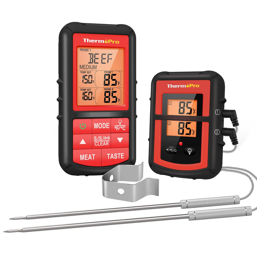 ThermoPro Thermopro TP20 Wireless Remote Digital Thermometer Black