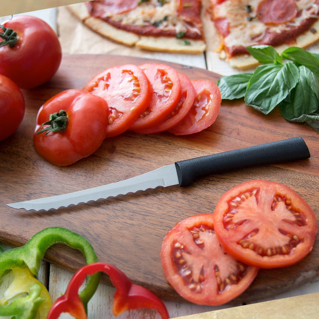 Tomato Slicing Knife Tomato Slicer by Rada Cutlery - Black
