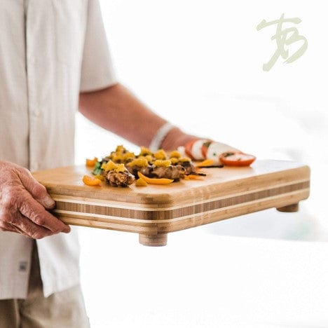 Totally Bamboo Totally Bamboo Big Easy Cutting and Serving Board with Legs 19'' x 13.5''