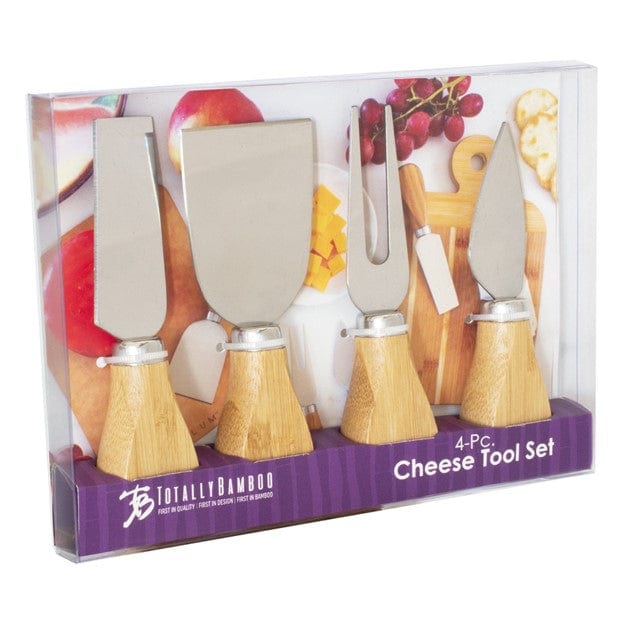 Totally Bamboo Totally Bamboo 4 Piece Cheese Tool Set