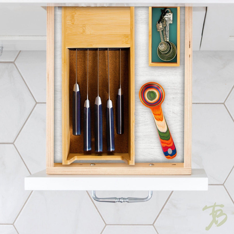 Totally Bamboo Totally Bamboo In-Drawer Universal Knife Caddy