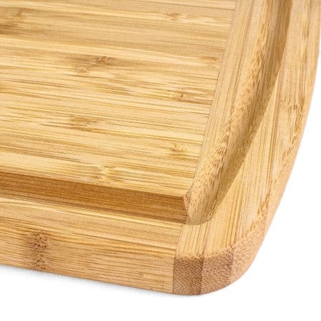 Totally Bamboo Totally Bamboo Malibu Groove Cutting and Serving Board 18'' x 12''