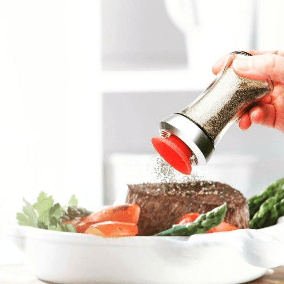 Push top salt online and pepper shakers