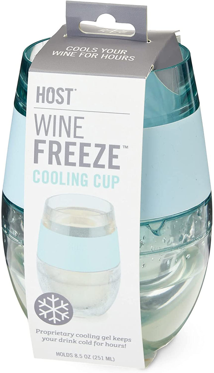 True Brands Host Freeze Wine Cooling Cup LightCyan