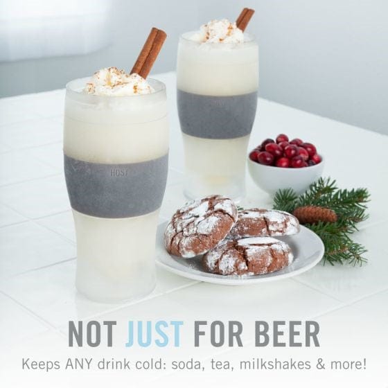 True Brands True Host Beer Freeze Cooling Cup - Gray