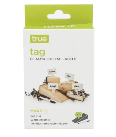 True Brands True Ceramic Cheese Labels Set